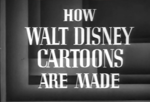 movie title frame from How Walt Disney Cartoons Are Made