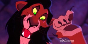Scar in Disney's Animated film The Lion King