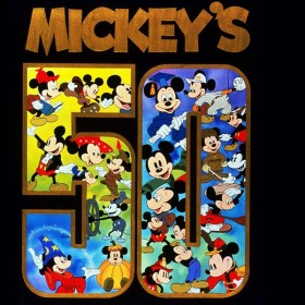 Photo of Mickey Mouse's 50th Anniverssary