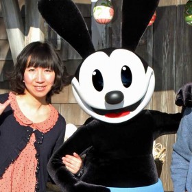 Oswald the Lucky Rabbit at Disney Theme parlk