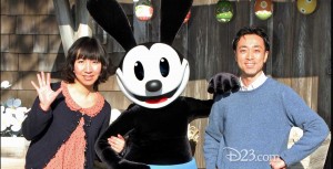 Oswald the Lucky Rabbit at Disney Theme parlk