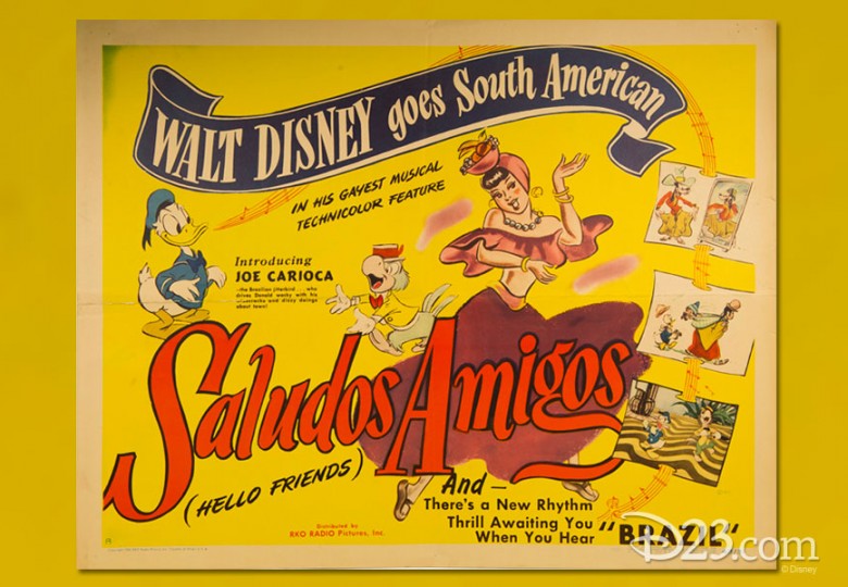 Poster for Disney Animated Film Saludos Amigos