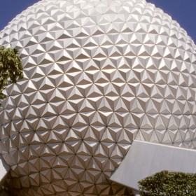 Photo of Spaceship Earth Geodesic globe attraction