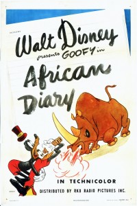 poster one-sheet of movie African Diary