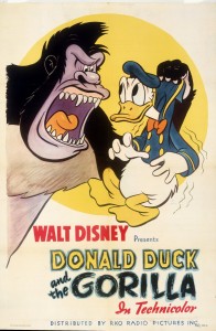 one-sheet movie poster for Ajax featuring Donald Duck