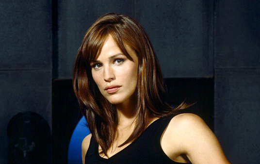 actor's headshot of Jennifer Garner from her time performing in the ABC TV series Alias