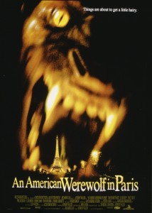 one-sheet movie poster for An American Werewolf in Paris