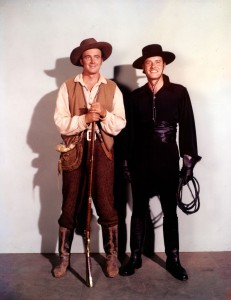 photo of two characters in cowboy costumes