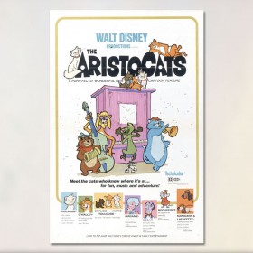 Poster for Disney Animated Film The Aristocats