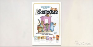 Poster for Disney Animated Film The Aristocats
