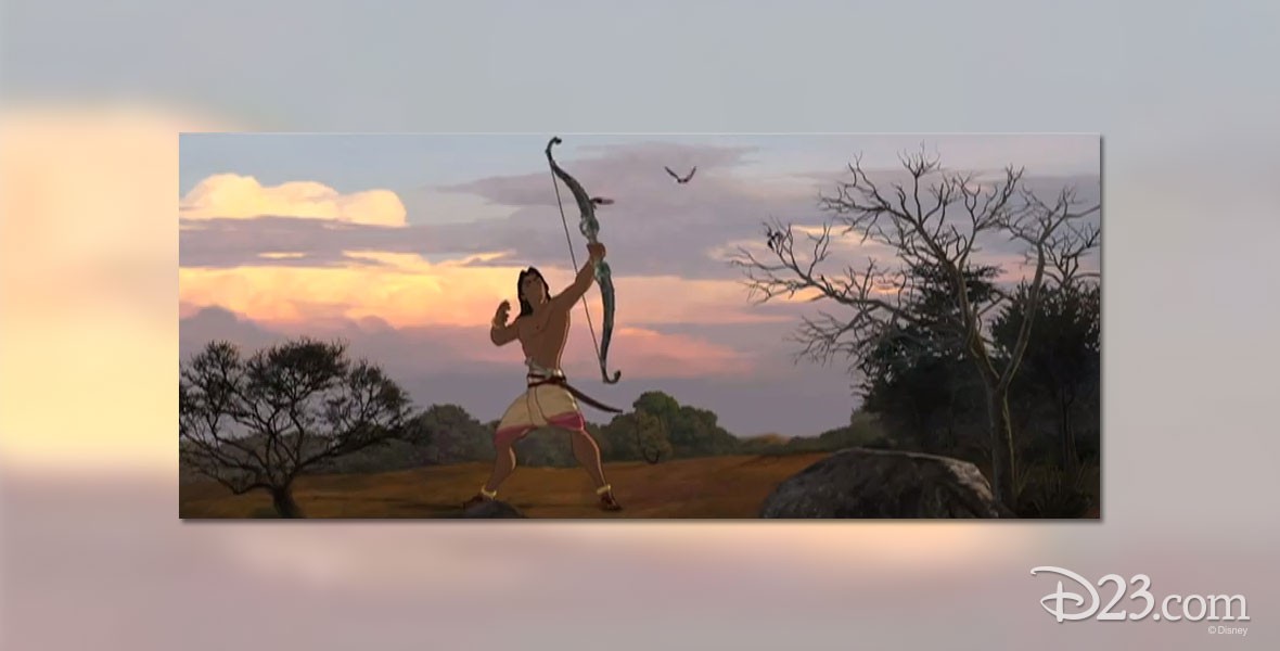 Arjun the warrior prince shooting his bow and arrow