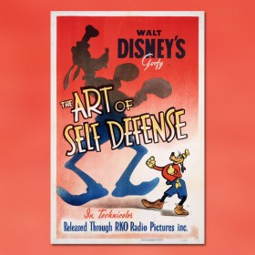 Poster for Art of Self Defense Goofy cartoon