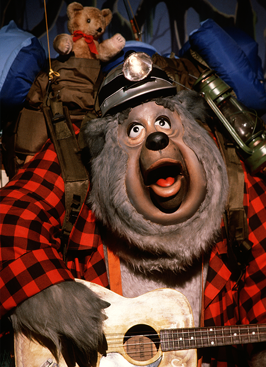 photo of guitar-playing Audio-Animatronics bear from Country Bear Jamboree at Magic Kingdom