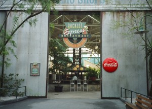 photo of entrance to Backlot Express restaurant at Disney-MGM Studios