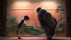 Hiro and Baymax from Big Hero 6