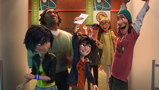 Characters from Big Hero 6