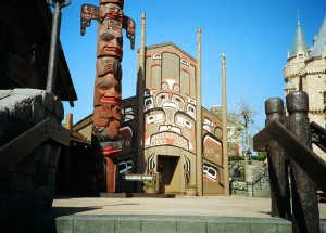 photo of entrance to Canada Pavilion in World Showcase at Epcot