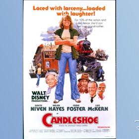 one-sheet movie poster of Candleshoe