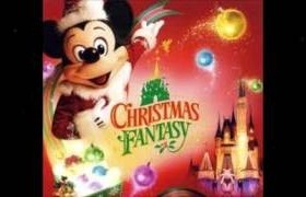 poster for A Christmas Fantasy featuring Mickey Mouse