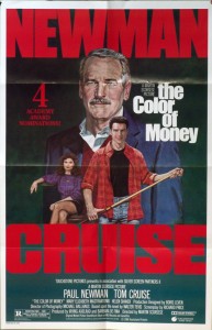 one-sheet movie poster of Color of Money movie