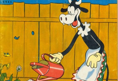 illustrated cover of Walt Disney Comics book