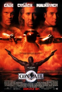 one-sheet movie poster for Con Air