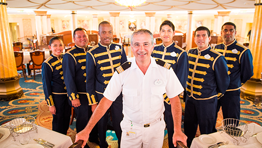 Manager of Dining Services Pietro Gennaro on Disney Cruise Line