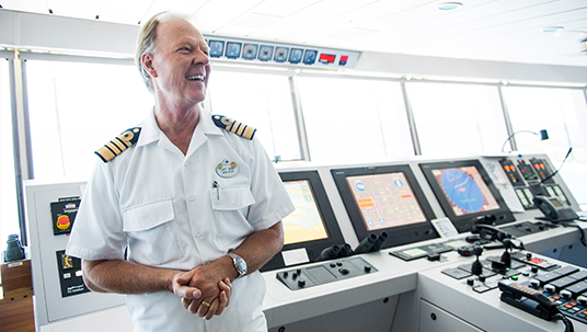 Guests set sail under the stewardship of Captain Henry Andersson, a 44-year veteran sea captain.