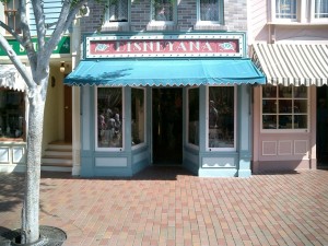 photo of entrance to Disneyana Shop in Disneyland