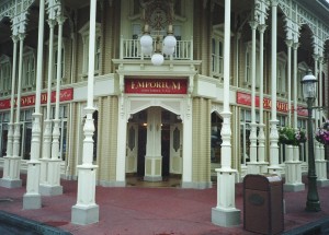 photo of entrance to Emporium at Disneyland