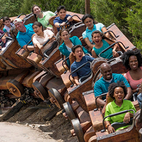 photo of Seven Dwarfs Mine Train roller coaster attraction