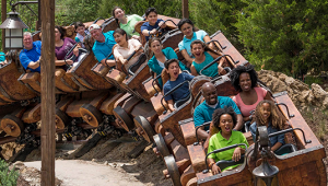 photo of Seven Dwarfs Mine Train roller coaster attraction