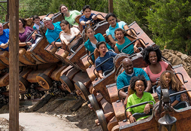 photo of Seven Dwarfs Mine Train roller coaster attraction