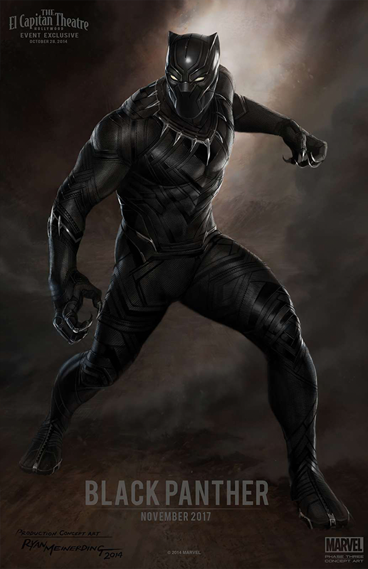 movie poster for Marvel's Black Panther El Capitan Theatre event exclusive November 2017