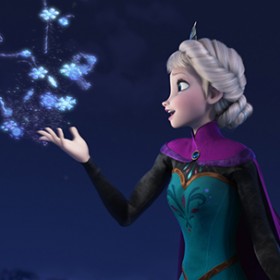 Elsa singing Let it Go