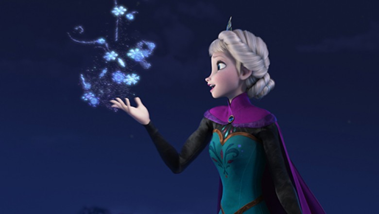 Elsa singing Let it Go