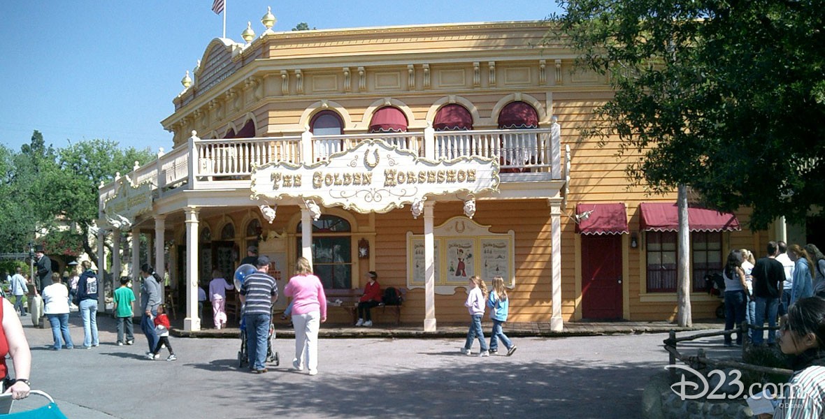 Golden Horseshoe Revue Frontierland show at Disneyland