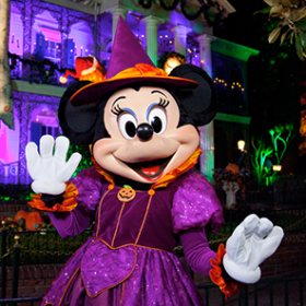 Halloween with Minnie Mouse at the Disneyland Resort