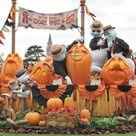 Halloween Pumpkin patch at Tokyo Disneyland