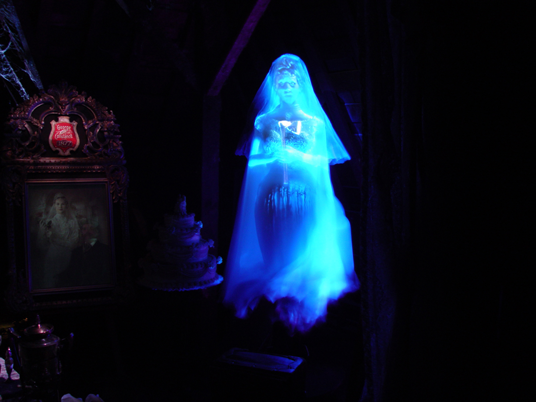 inside a haunted mansion