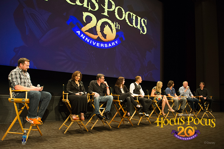 The cast and crew reunited on the Disney Studio Lot, where they filmed many scenes for the movie on Soundstage 2.