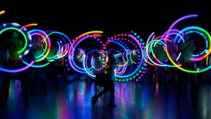 Hong Kong Disneyland Paint the Night