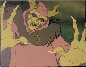 illustration of The Horned King from animated movie The Black Cauldron