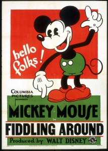 movie poster for Just Mickey cartoon