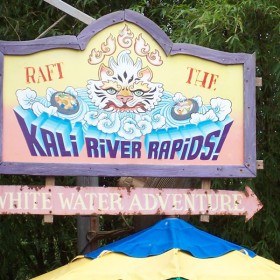 Kali River Rapids Whitewater rafting adventure in the Asia section of Disney’s Animal Kingdom at Walt Disney World