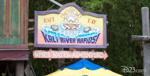 Kali River Rapids Whitewater rafting adventure in the Asia section of Disney’s Animal Kingdom at Walt Disney World