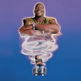 Poster for Disney film Kazaam featuring Shaquille O’Neal