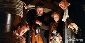 John Laurie, James MacArthur, and Peter Finch in Kidnapped