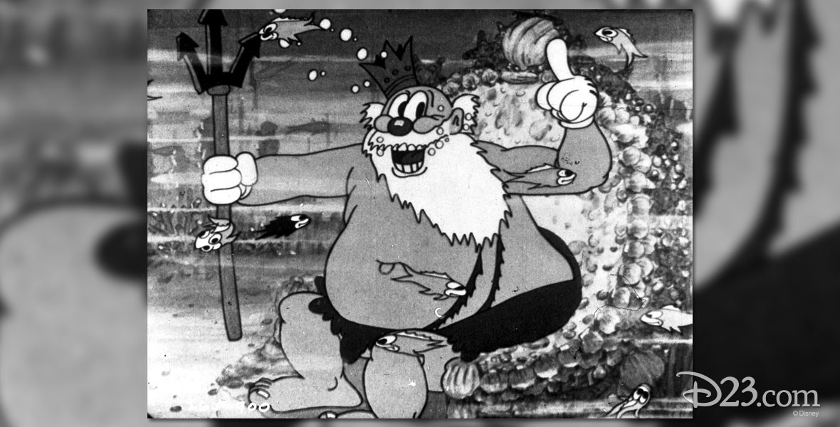King Neptune in Silly Symphony cartoon