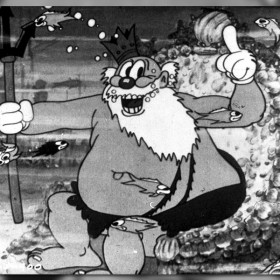 King Neptune in Silly Symphony cartoon